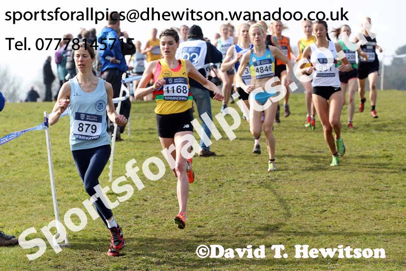 Senior womens 2016 Inter Counties Cross Country Champs. and Cross Challenge Final, Cofton Park, Birmingham. Photo: David T. Hewitson/Sports for All Pics